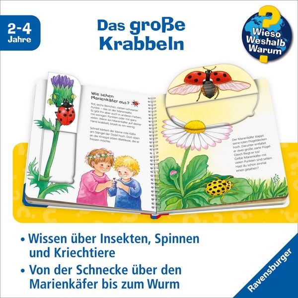 Was kriecht und krabbelt da? / Wieso? Weshalb? Warum? Junior Bd. 36