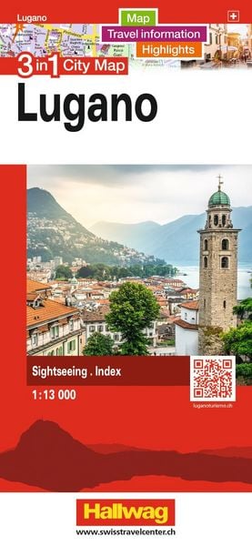 Produktbild: Hallwag Stadtplan Lugano