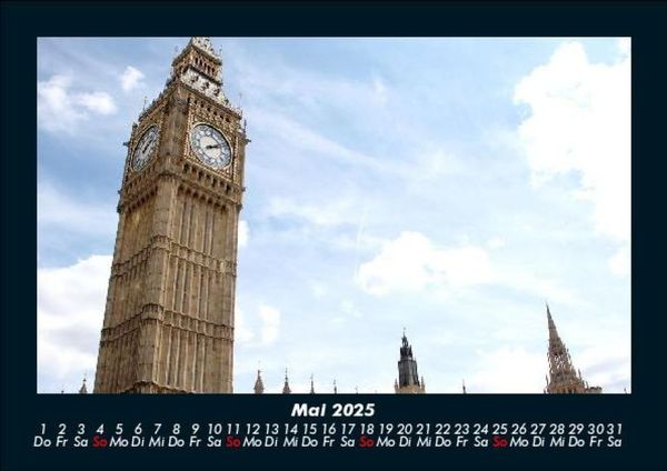 Produktbild: London 2025 Fotokalender DIN A5