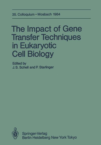 Produktbild: The Impact of Gene Transfer Techniques in Eucaryotic Cell Biology