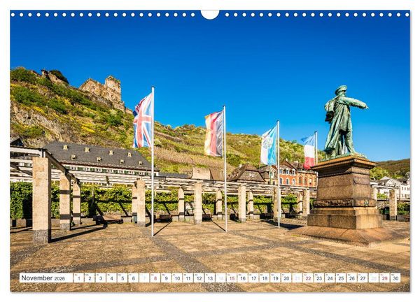 Produktbild: Kaub - Romantische Stadt am Rhein (Wandkalender 2026 DIN A3 quer), CALVENDO Monatskalender
