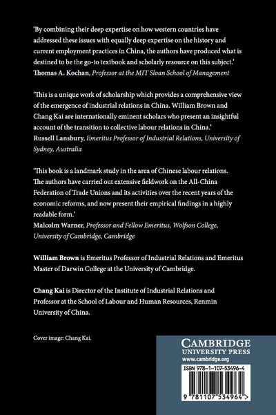 Produktbild: The Emerging Industrial Relations of China
