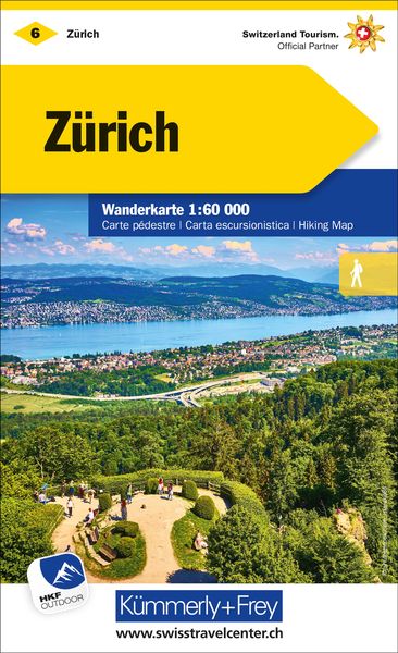 Zürich Wanderkarte Nr. 06