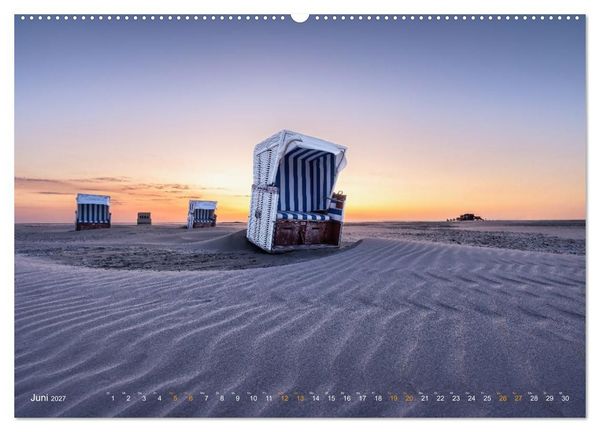 Produktbild: Nordseeurlaub in St. Peter-Ording (Wandkalender 2027 DIN A2 quer), CALVENDO Monatskalender