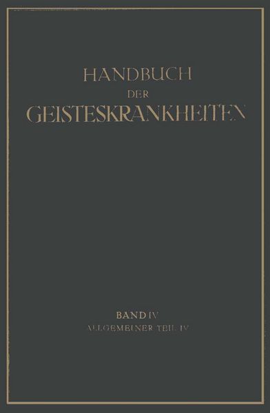 Produktbild: Handbuch der Geisteskrankheiten