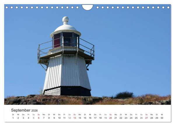 Produktbild: Leuchtt&uuml;rme und Leuchtfeuer an der Ostsee (Wandkalender 2026 DIN A4 quer), CALVENDO Monatskalender