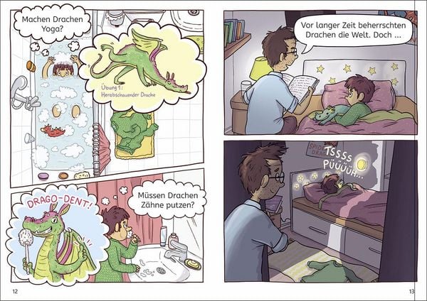 Produktbild: Lesel&ouml;wen Comics 1. Klasse - Entf&uuml;hrung im Drachenwald
