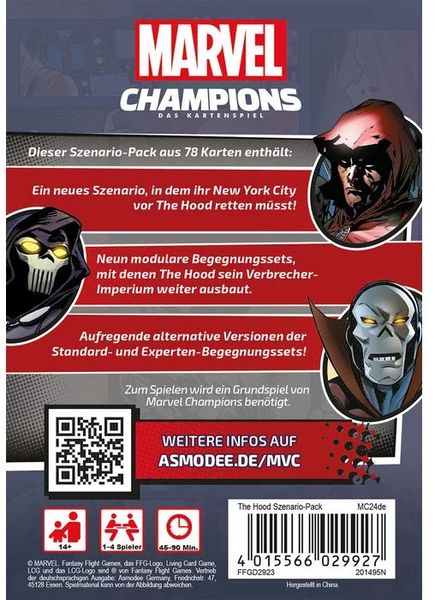 Produktbild: Marvel Champions Das Kartenspiel - The Hood DE