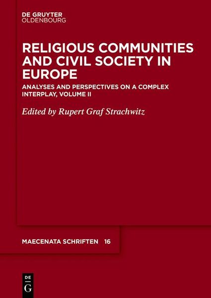 Produktbild: Religious Communities and Civil Society in Europe