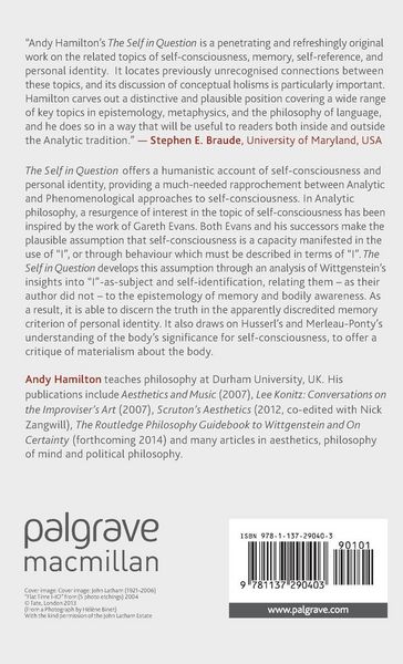 Produktbild: The Self in Question