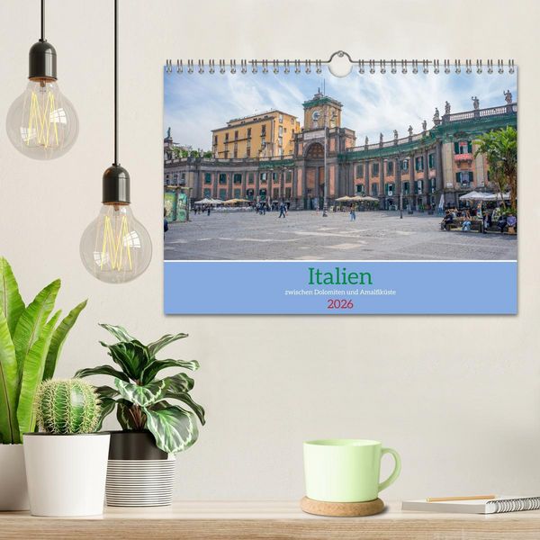 Produktbild: Italien - zwischen Dolomiten und Amalfik&uuml;ste (Wandkalender 2026 DIN A4 quer), CALVENDO Monatskalender