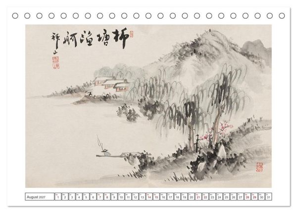 Produktbild: Yoshitsugu Haizan (Tischkalender 2027 DIN A5 quer), CALVENDO Monatskalender