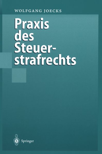 Produktbild: Praxis des Steuerstrafrechts