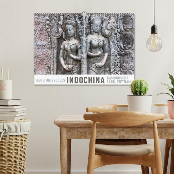 Produktbild: Geheimnisvolles Indochina Kambodscha, Laos, Vietnam (Wandkalender 2026 DIN A3 quer), CALVENDO Monatskalender