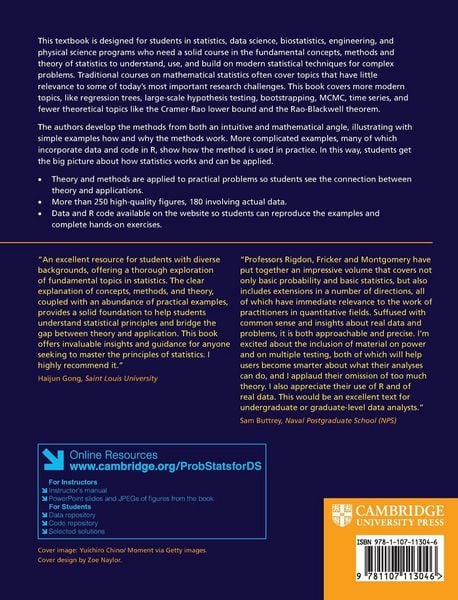 Produktbild: Introduction to Probability and Statistics for Data Science