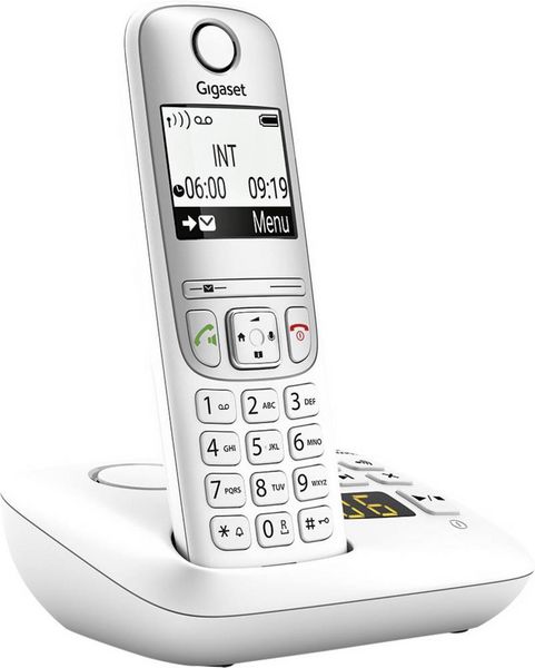 Produktbild: Gigaset A690A DECT/GAP Schnurloses Telefon analog Anrufbeantworter Wei&szlig;