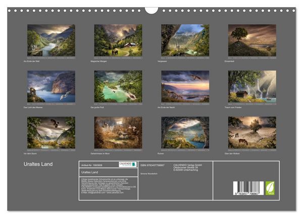 Produktbild: Uraltes Land (Wandkalender 2026 DIN A3 quer), CALVENDO Monatskalender
