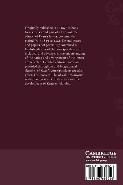 Produktbild: The Letters of John Keats