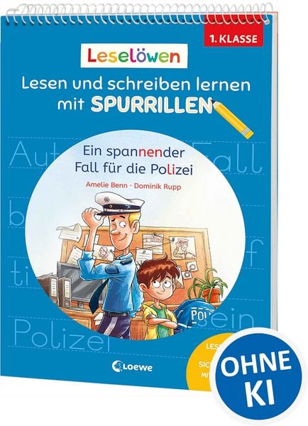 Produktbild: Lesel&ouml;wen - Lesen und schreiben lernen mit Spurrillen - Ein spannender Fall f&uuml;r die Polizei