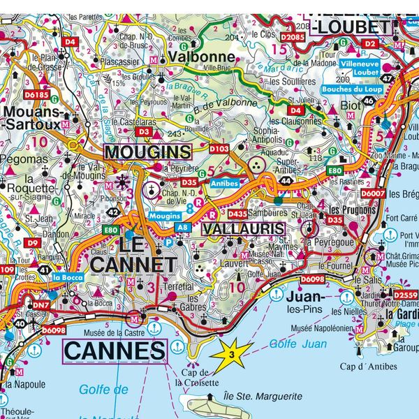 Cote d' Azur 1 : 150 000