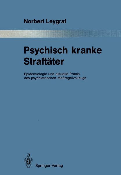 Produktbild: Psychisch kranke Straft&auml;ter