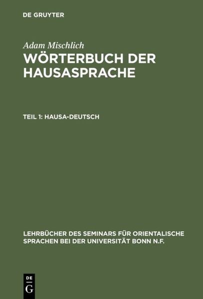 Produktbild: Hausa-Deutsch
