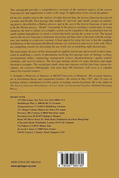 Produktbild: The Inverse Gaussian Distribution
