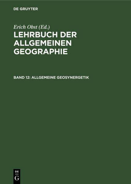 Produktbild: Allgemeine Geosynergetik
