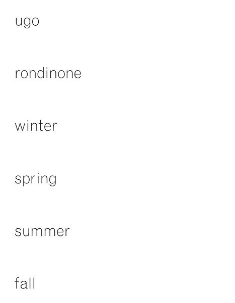 Produktbild: Ugo Rondinone &ndash; winter, spring, summer, fall