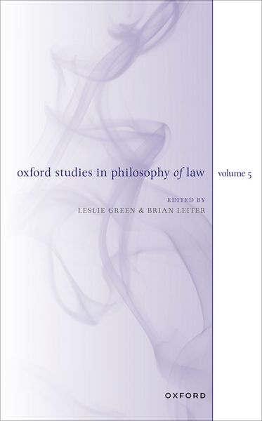 Produktbild: Oxford Studies in Philosophy of Law Volume 5