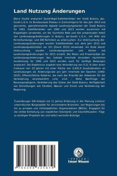 Produktbild: Land Nutzung &Auml;nderungen