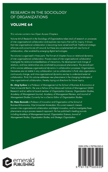 Produktbild: Managing Inter-Organizational Collaborations