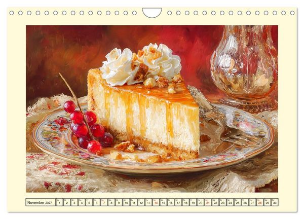 Produktbild: Pattiserie und Pinsel. Tortentr&auml;ume in kunstvoller &Ouml;loptik (Wandkalender 2027 DIN A4 quer), CALVENDO Monatskalender