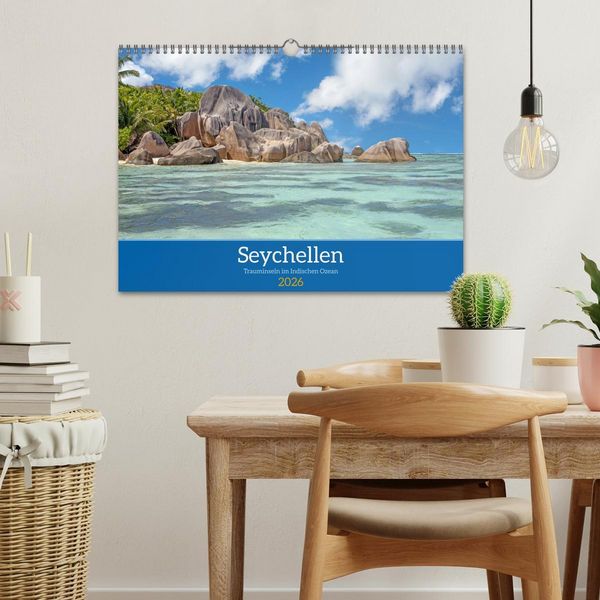 Produktbild: Seychellen - Trauminseln im Indischen Ozean (Wandkalender 2026 DIN A3 quer), CALVENDO Monatskalender
