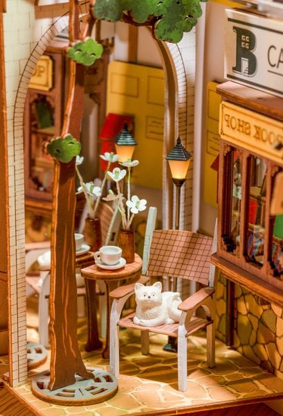 Book Nook DIY Bücherecke Sunshine Town