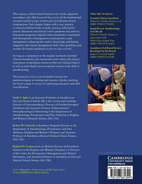 Produktbild: Essential Clinical Anesthesia Review