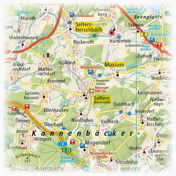 Produktbild: Westerwald 1:130 000