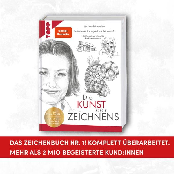 Produktbild: Die Kunst des Zeichnens. Die beste Zeichenschule