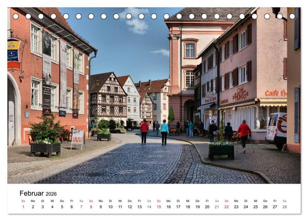 Produktbild: Gengenbach - romantisches Kleinod im Schwarzwald (Tischkalender 2026 DIN A5 quer), CALVENDO Monatskalender