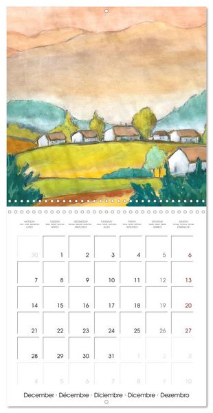 Produktbild: Autumn paintings (Wall Calendar 2026 12 &times; 12 Inch) CALVENDO 12 Month Wall Calendar