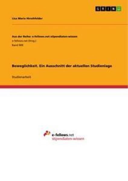 Produktbild: Beweglichkeit. Ein Ausschnitt der aktuellen Studienlage