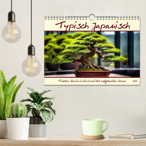Produktbild: Typisch Japanisch (Wandkalender 2026 DIN A4 quer), CALVENDO Monatskalender