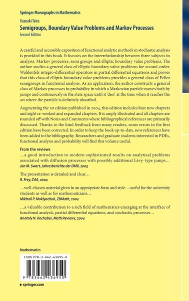 Produktbild: Semigroups, Boundary Value Problems and Markov Processes