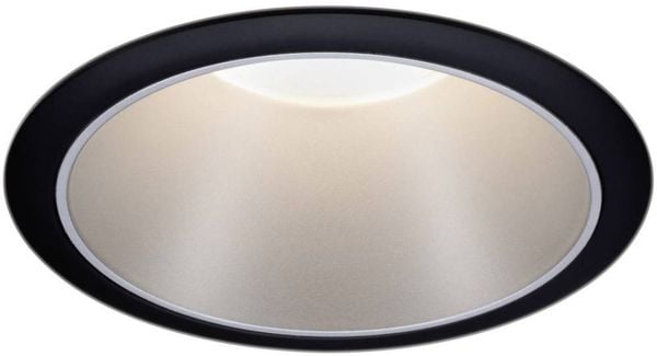 Paulmann 93407 Cole Coin Einbauleuchte LED 6W Schwarz, Silber