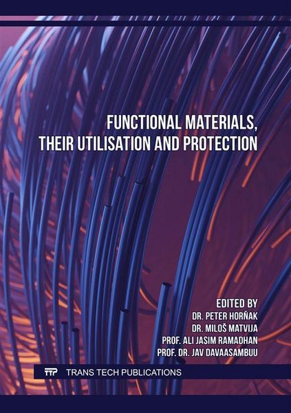 Produktbild: Functional Materials, their Utilisation and Protection