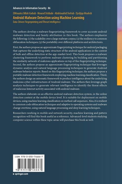 Produktbild: Android Malware Detection using Machine Learning