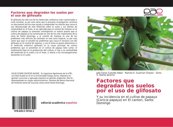 Produktbild: Factores que degradan los suelos por el uso de glifosato