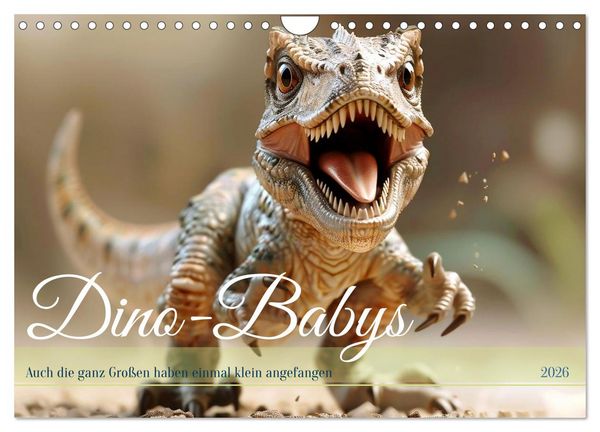 Produktbild: Dino-Babys (Wandkalender 2026 DIN A4 quer), CALVENDO Monatskalender