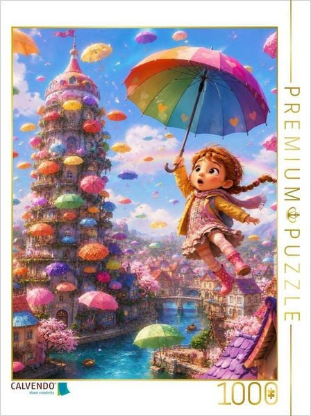 CALVENDO Puzzle Schirmchenwunderland | 1000 Teile Lege-Größe 64x48cm Foto-Puzzle für glückliche Stunden