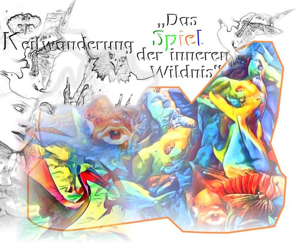 Produktbild: Das Spiel der inneren Wildnis - Keilwanderung & Farbenspiel - 18 Farbfotomontagen/29 schwarz-wei&szlig; Fotomontagen
